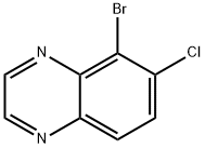 Quinoxaline, 5-bromo-6-chloro- Structural