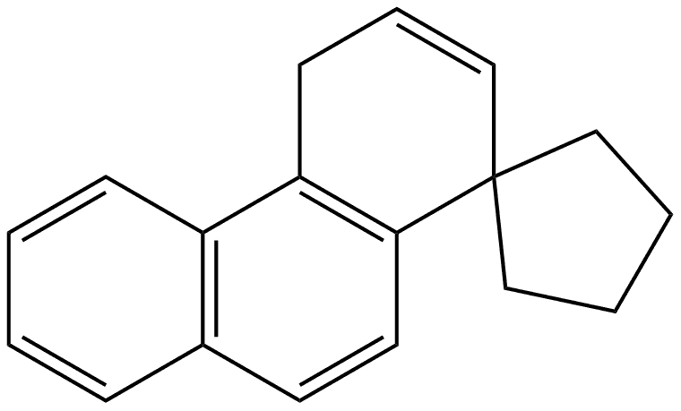 Spiro[cyclopentane-1,1'(2'H)-phenanthrene] (8CI,9CI) Structural