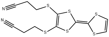 Propanenitrile, 3,3'-[[2-(1,3-dithiol-2-ylidene)-1,3-dithiole-4,5-diyl]bis(thio)]bis- Structural