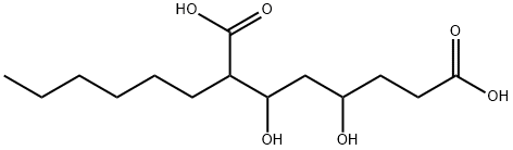 Octanedioic acid, 2-hexyl-3,5-dihydroxy- Structural