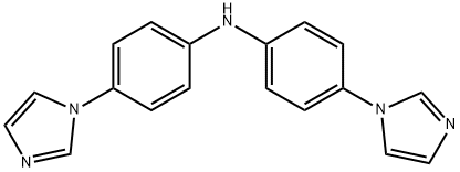 Benzenamine, 4-(1H-imidazol-1-yl)-N-[4-(1H-imidazol-1-yl)phenyl]- Structural
