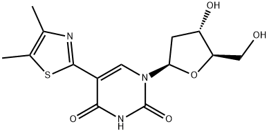 Uridine, 2'-deoxy-5-(4,5-dimethyl-2-thiazolyl)- (9CI) Structural