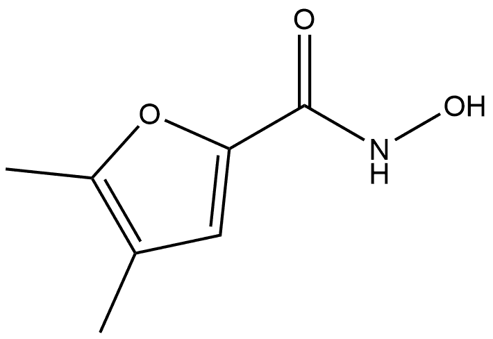 N-Hydroxy-4,5-dimethyl-2-furancarboxamide Structural