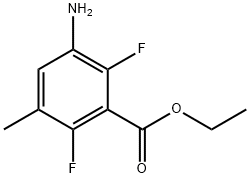 Ethyl 3-amino-2,6-difluoro-5-methylbenzoate Structural