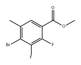 Benzoic acid, 4-bromo-2,3-difluoro-5-methyl-, methyl ester Structural