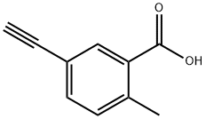 Benzoic acid, 5-ethynyl-2-methyl- Structural