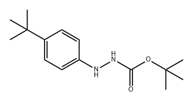 Hydrazinecarboxylic acid, 2-[4-(1,1-dimethylethyl)phenyl]-, 1,1-dimethylethyl ester Structural