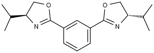 rel-(4R,4′R)-2,2′-(1,3-Phenylene)bis[4,5-dihydro-4-(1-methylethyl)oxazole] Structural