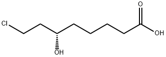Octanoic acid, 8-chloro-6-hydroxy-, (6S)- Structural