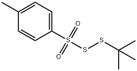 Disulfide, (1,?1-?dimethylethyl) [(4-?methylphenyl)?sulfonyl] Structural
