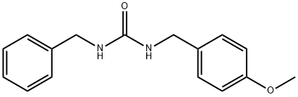 Urea, N-[(4-methoxyphenyl)methyl]-N'-(phenylmethyl)- Structural