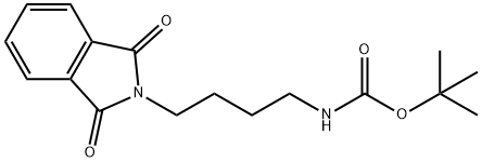 Carbamic acid, N-[4-(1,3-dihydro-1,3-dioxo-2H-isoindol-2-yl)butyl]-, 1,1-dimethylethyl ester Structural