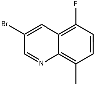 Quinoline, 3-bromo-5-fluoro-8-methyl- Structural