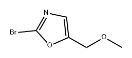 Oxazole, 2-bromo-5-(methoxymethyl)- Structural