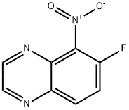 Quinoxaline, 6-fluoro-5-nitro- Structural