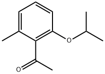 Ethanone, 1-[2-methyl-6-(1-methylethoxy)phenyl]- Structural