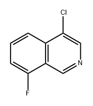 Isoquinoline, 4-chloro-8-fluoro- Structural