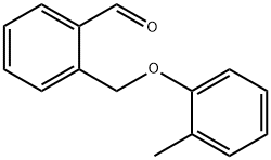 Benzaldehyde, 2-[(2-methylphenoxy)methyl]- Structural