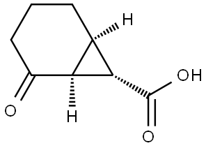 rel-(1R,6S,7R)-2-Oxobicyclo[4.1.0]heptane-7-carboxylic acid Structural