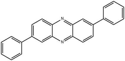 Phenazine, 2,7-diphenyl- Structural