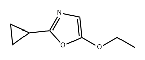 Oxazole, 2-cyclopropyl-5-ethoxy- Structural