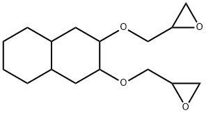Oxirane, 2,2'-[(decahydro-2,3-naphthalenediyl)bis(oxymethylene)]bis- Structural