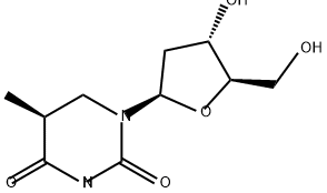 Thymidine, 5,6-dihydro-, (5S)- Structural