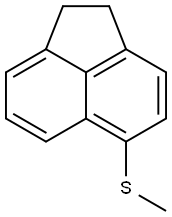 Acenaphthylene, 1,2-dihydro-5-(methylthio)- Structural