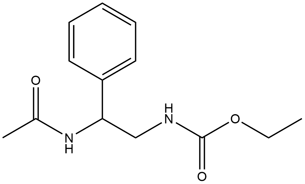 Carbamic acid, (β-acetamidophenethyl)-, ethyl ester (8CI) Structural