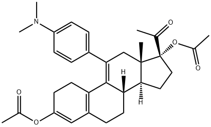 Ulipristal Diacetate Structural