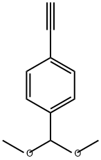 Benzene, 1-(dimethoxymethyl)-4-ethynyl- Structural