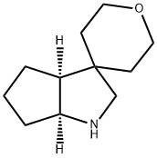 rac-(3aR,6aR)-hexahydro-1H-spiro[cyclopenta[b]pyrrole-3,4''-oxane], cis Structural