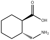 Cyclohexanecarboxylic acid, 2-(aminomethyl)-, (1R,2R)- Structural