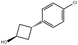 rel-(1r,3r)-3-(4-Chlorophenyl)cyclobutan-1-ol Structural