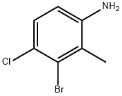 Benzenamine, 3-bromo-4-chloro-2-methyl- Structural
