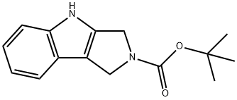 tert-Butyl 3,4-dihydropyrrolo[3,4-b]indole-2(1H)-carboxylate Structural