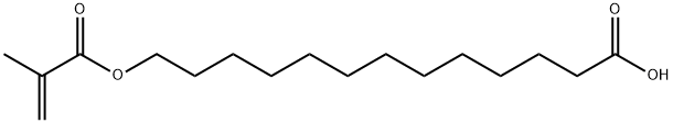 Tridecanoic acid, 13-[(2-methyl-1-oxo-2-propenyl)oxy]- Structural