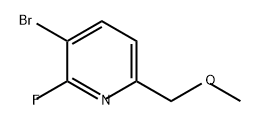 Pyridine, 3-bromo-2-fluoro-6-(methoxymethyl)- Structural