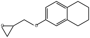 Oxirane, 2-[[(5,6,7,8-tetrahydro-2-naphthalenyl)oxy]methyl]- Structural