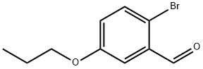 Benzaldehyde, 2-bromo-5-propoxy- Structural