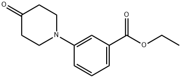 Ethyl 3-(4-oxopiperidin-1-yl)benzoate Structural