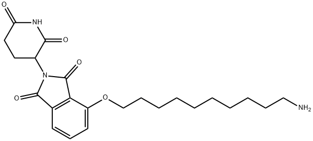 1H-Isoindole-1,3(2H)-dione, 4-[(10-aminodecyl)oxy]-2-(2,6-dioxo-3-piperidinyl)-