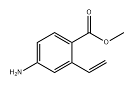 Benzoic acid, 4-amino-2-ethenyl-, methyl ester Structural