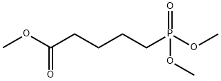 Pentanoic acid, 5-(dimethoxyphosphinyl)-, methyl ester Structural