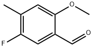 Benzaldehyde, 5-fluoro-2-methoxy-4-methyl- Structural