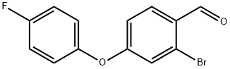 Benzaldehyde, 2-bromo-4-(4-fluorophenoxy)- Structural