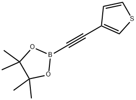 THIOPHEN-3-YLETHYNYLBORONIC ACID PINACOL ESTER Structural