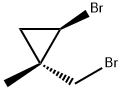 rac-(1R,2S)-2-bromo-1-(bromomethyl)-1-methylcyclopropane, trans Structural