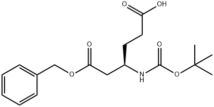 Hexanedioic acid, 3-[[(1,1-dimethylethoxy)carbonyl]amino]-, 1-(phenylmethyl) ester, (3R)- Structural