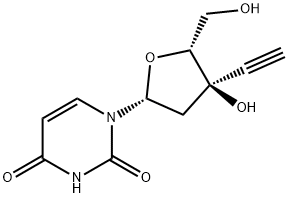 Uridine, 2'-deoxy-3'-C-ethynyl- (9CI) Structural